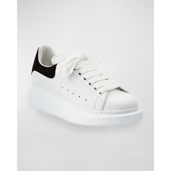 Alexander McQueen  Oversized Embossed Logo Suede Sneakers Size 37 - Picture 1 of 10